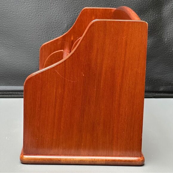 Solid Wood Desktop Organizer Mail Sorter - Picture 5 of 15